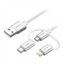 کابل تبدیل USB به Iphone Lightning و Type C و Micro USB یوگرین US186