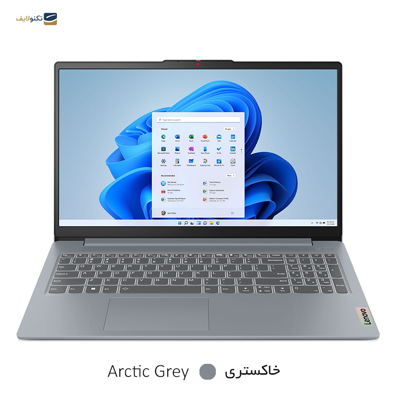 لپ تاپ لنوو 15.6 اینچی مدل IdeaPad Slim 3 R7 7730U 8GB 512GB